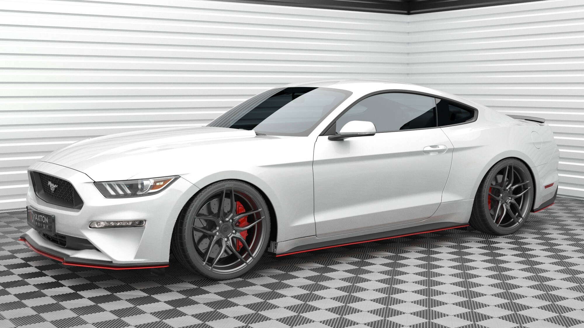 Maxton Design Difusores de taloneras laterales V.2 para Ford Mustang Mk6 Facelift - imagen 2