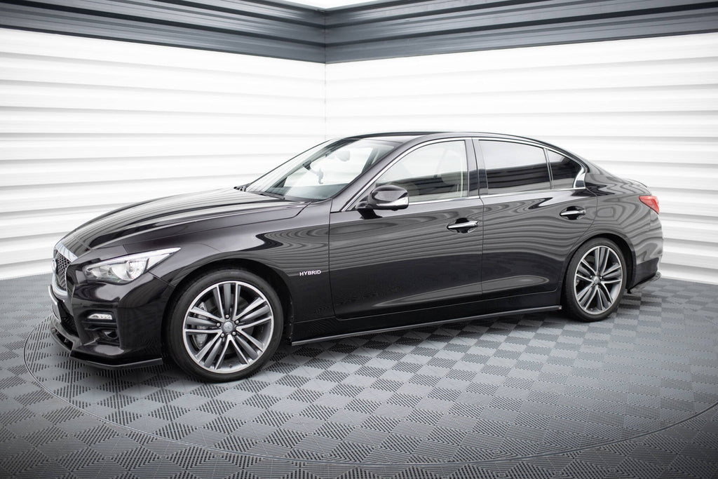 Maxton Design Difusores de taloneras laterales V.2 para Infiniti Q50 S Mk1 - imagen 2