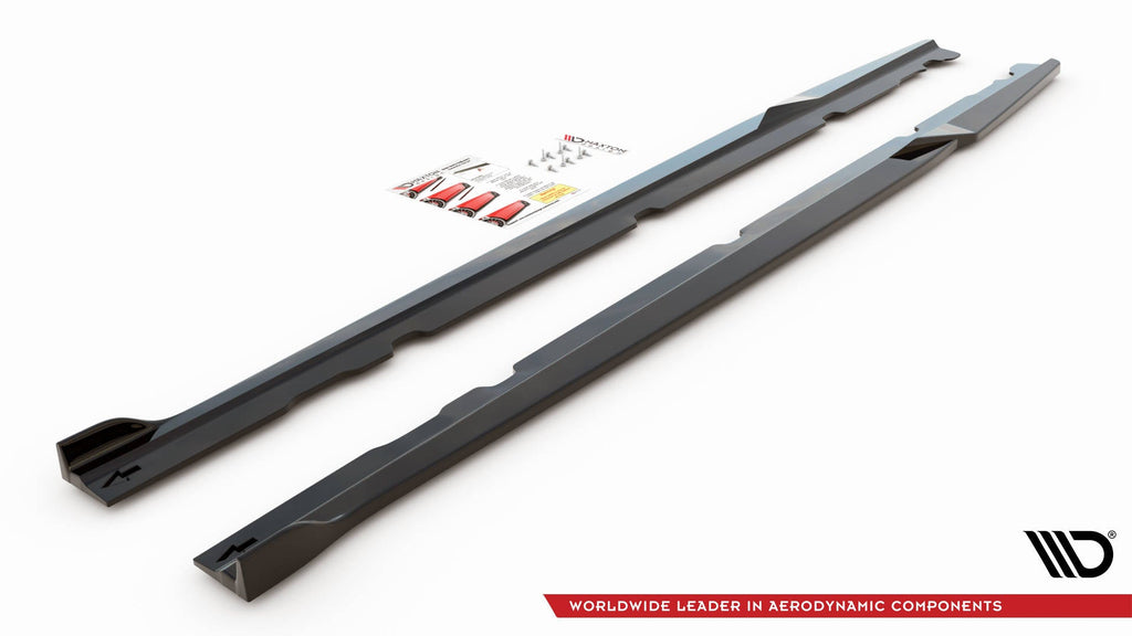 Maxton Design Difusores de taloneras laterales V.2 para Mercedes-AMG C 63AMG Coupe C205 Facelift - imagen 4