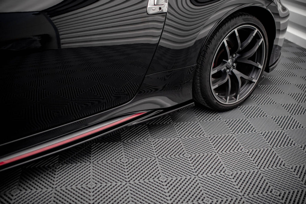 Maxton Design Difusores de taloneras laterales V.2 para Nissan 370Z Nismo Facelift - imagen 1
