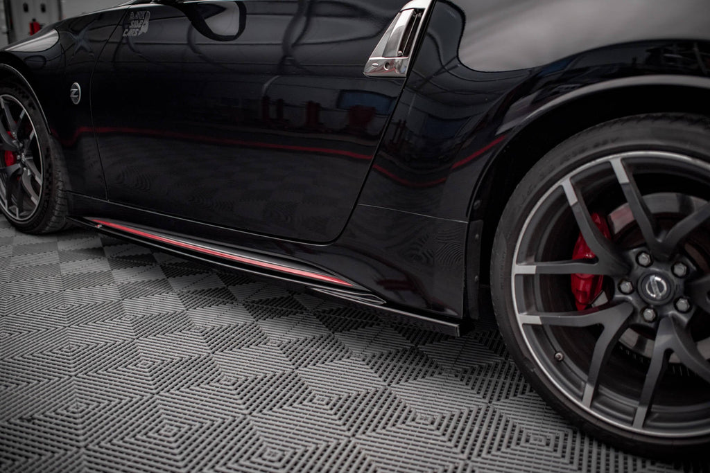 Maxton Design Difusores de taloneras laterales V.2 para Nissan 370Z Nismo Facelift - imagen 2