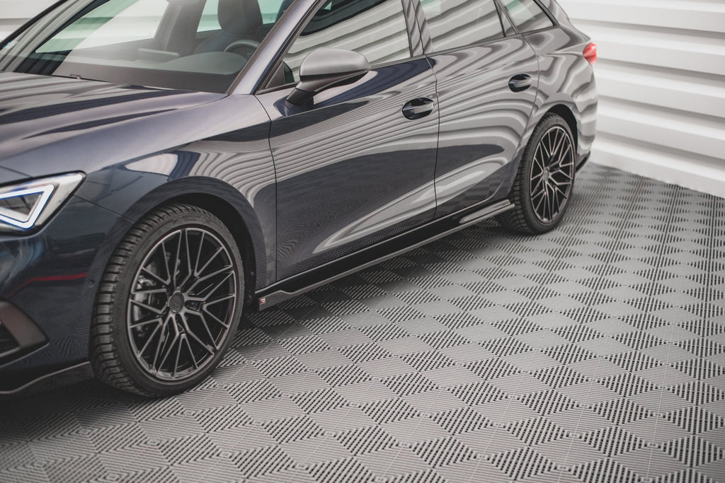 Maxton Design Difusores de taloneras laterales V.2 Seat Leon FR ST / Hatchback Mk4 / para Cupra Leon ST / Hatchback Mk1 / Mk1 Facelift - imagen 1
