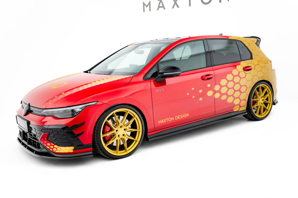 Maxton Design Difusores de taloneras laterales V.2 para Volkswagen Golf GTI Clubsport Mk8 Facelift - imagen 3