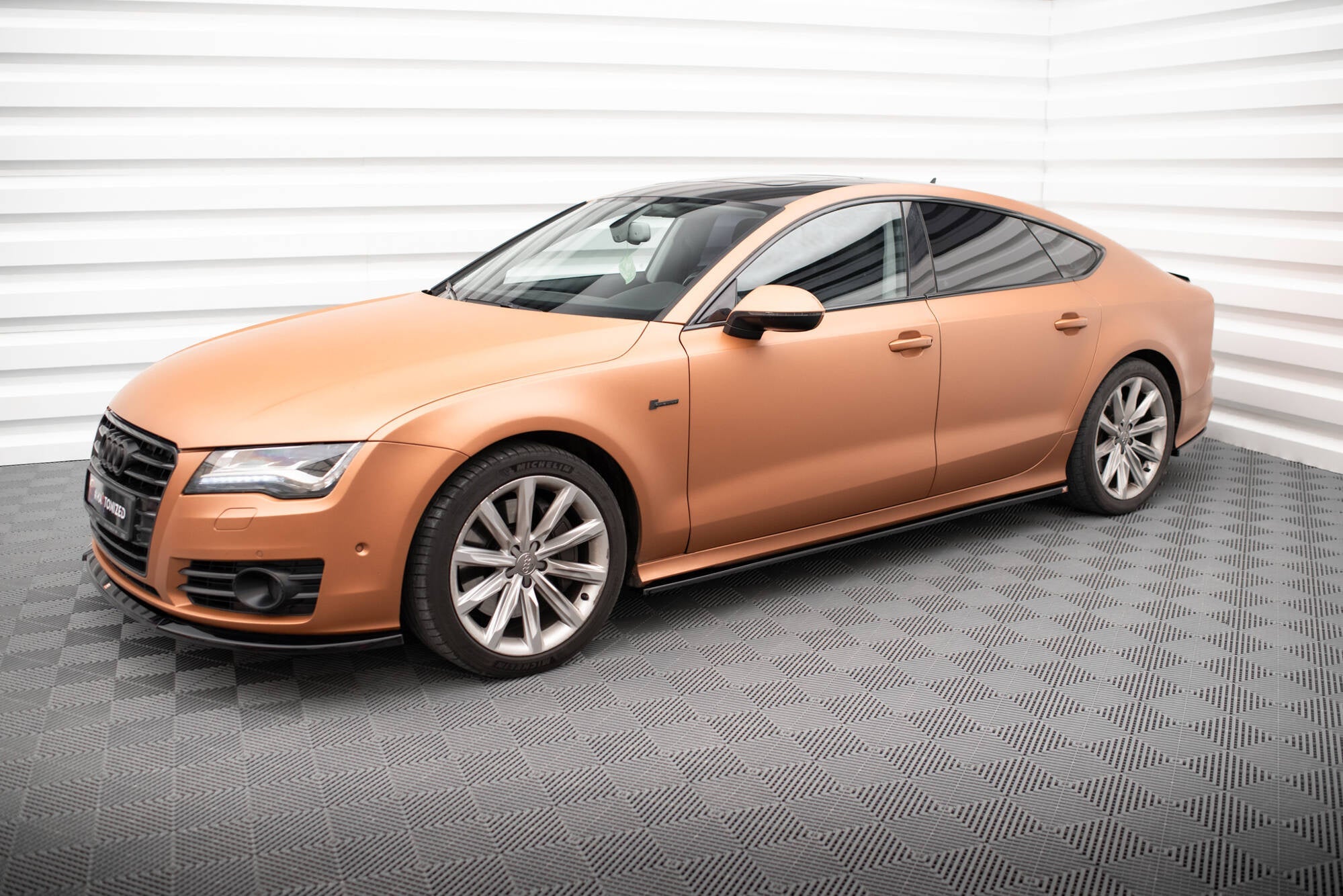 Maxton Design Difusores de taloneras laterales V.3 para Audi A7 S-Line / S7 C7 - imagen 2