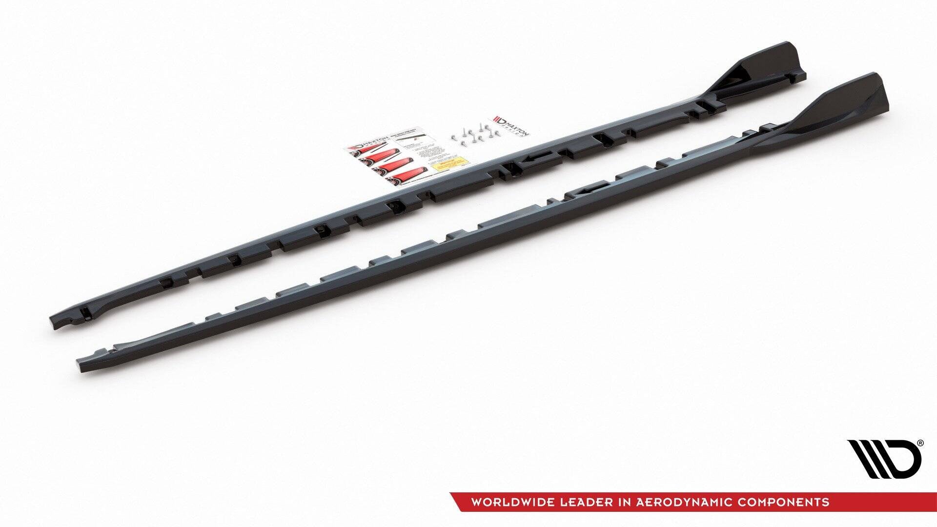 Maxton Design Difusores de taloneras laterales V.3 para BMW 1 M-Pack/ M135i / 128ti F40 - imagen 7
