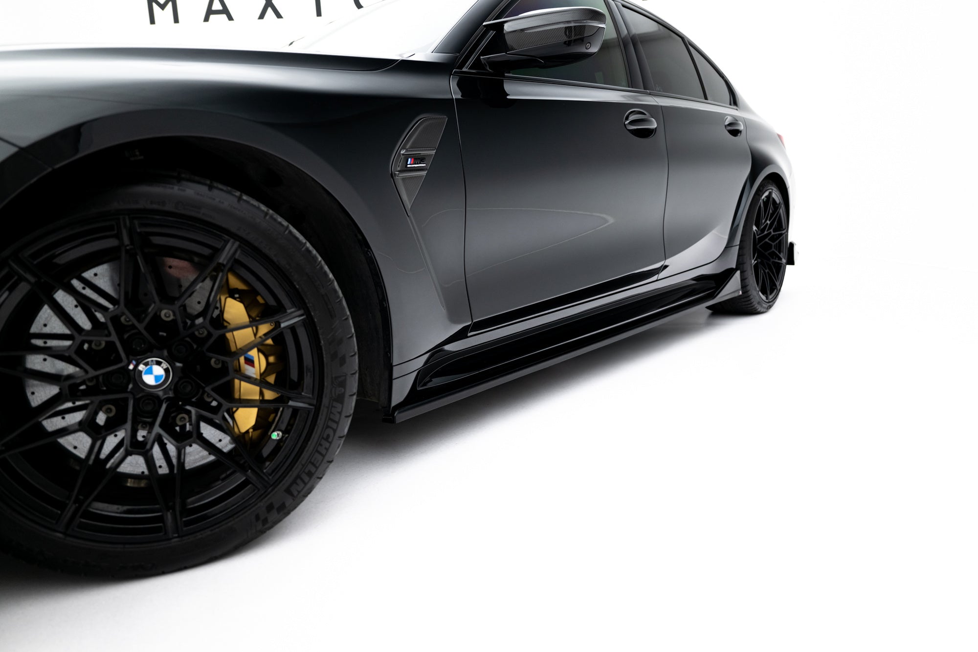 Maxton Design Difusores de taloneras laterales V.3 CSL LOOK para BMW M3 Sedan / Touring G80 / G81 - imagen 2