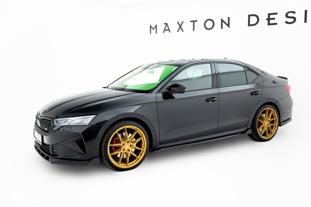 Maxton Design Difusores de taloneras laterales V.4 para Skoda Octavia RS Liftback / Combi Mk4 Facelift - imagen 2
