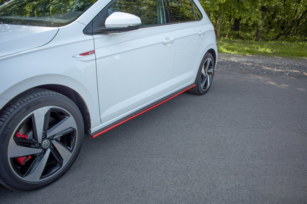 Maxton Design Difusores de taloneras laterales para Volkswagen Polo GTI / R-line Mk6 - imagen 3