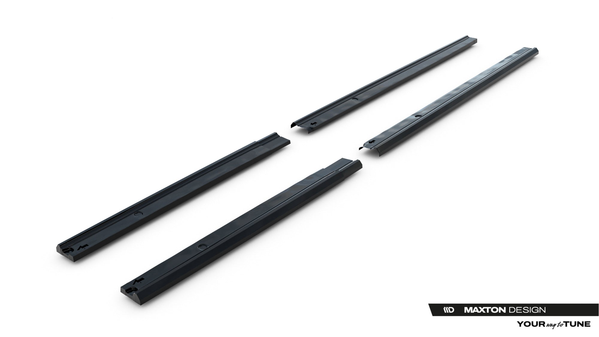 Maxton Design Difusores de taloneras laterales para Volkswagen Transporter L1 T7 - imagen 5