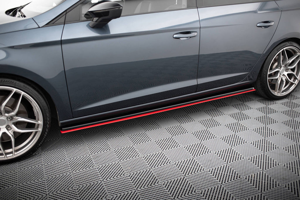 Maxton Design Difusores de taloneras laterales V.3 para Seat Leon Mk3 Cupra/ FR Facelift - imagen 1