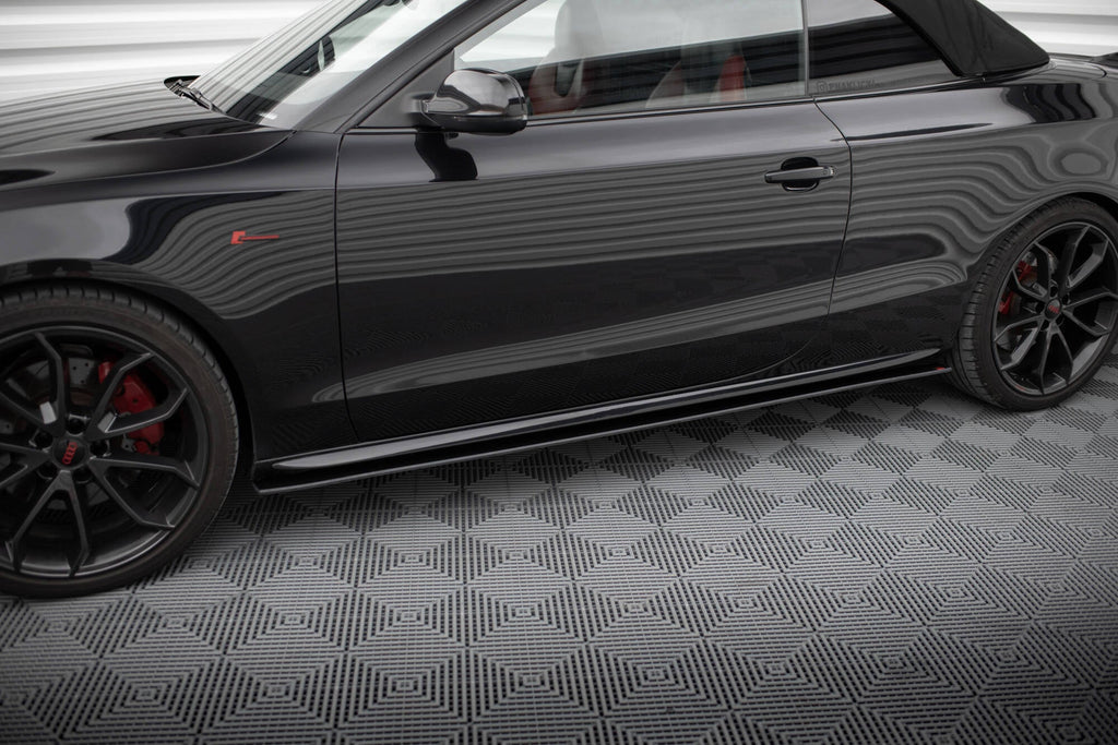 Maxton Design Street Pro Side Skirts Diffusers para Audi A5 / A5 S-Line / S5 Coupe / Cabrio 8T / 8T Facelift - imagen 1