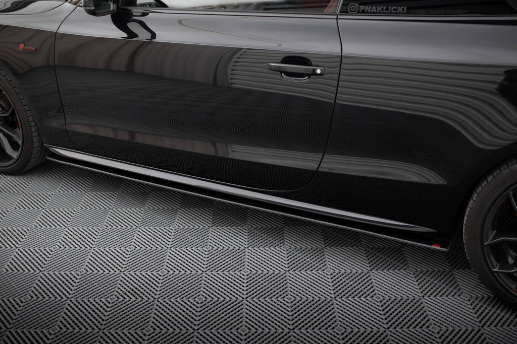Maxton Design Street Pro Side Skirts Diffusers para Audi A5 / A5 S-Line / S5 Coupe / Cabrio 8T / 8T Facelift - imagen 2