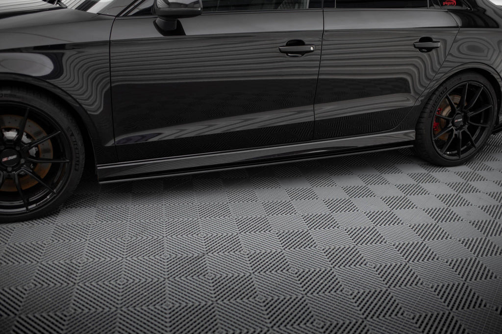 Maxton Design Street Pro Side Skirts Diffusers para Audi RS3 Sedan 8V Facelift - imagen 1