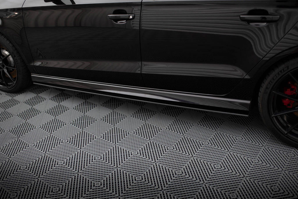 Maxton Design Street Pro Side Skirts Diffusers para Audi RS3 Sedan 8V Facelift - imagen 2