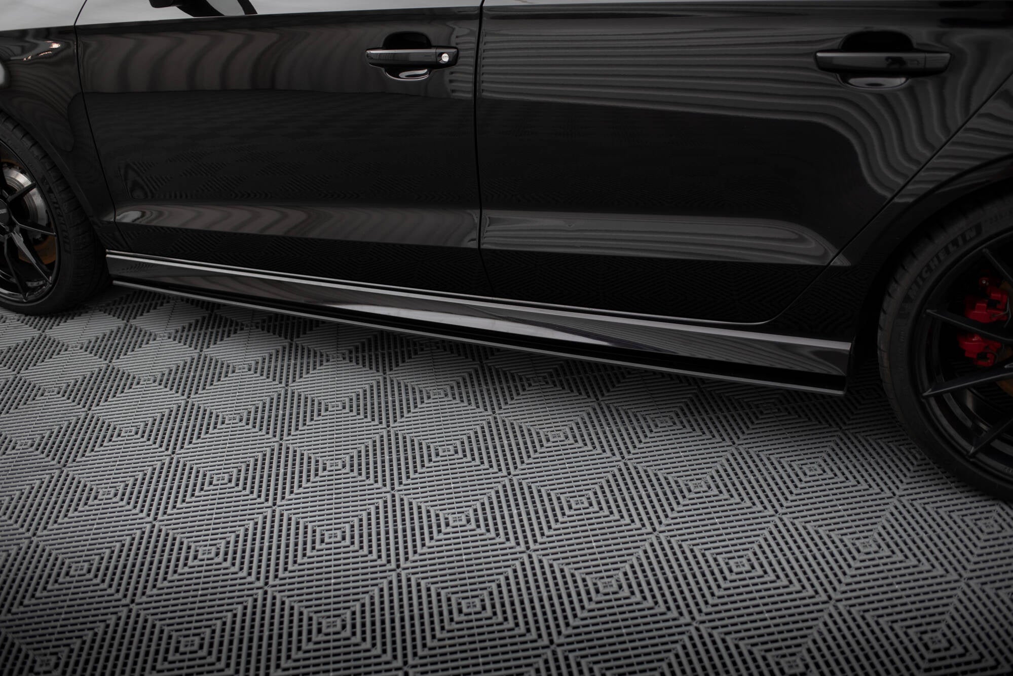 Maxton Design Street Pro Side Skirts Diffusers para Audi RS3 Sedan 8V Facelift - imagen 2