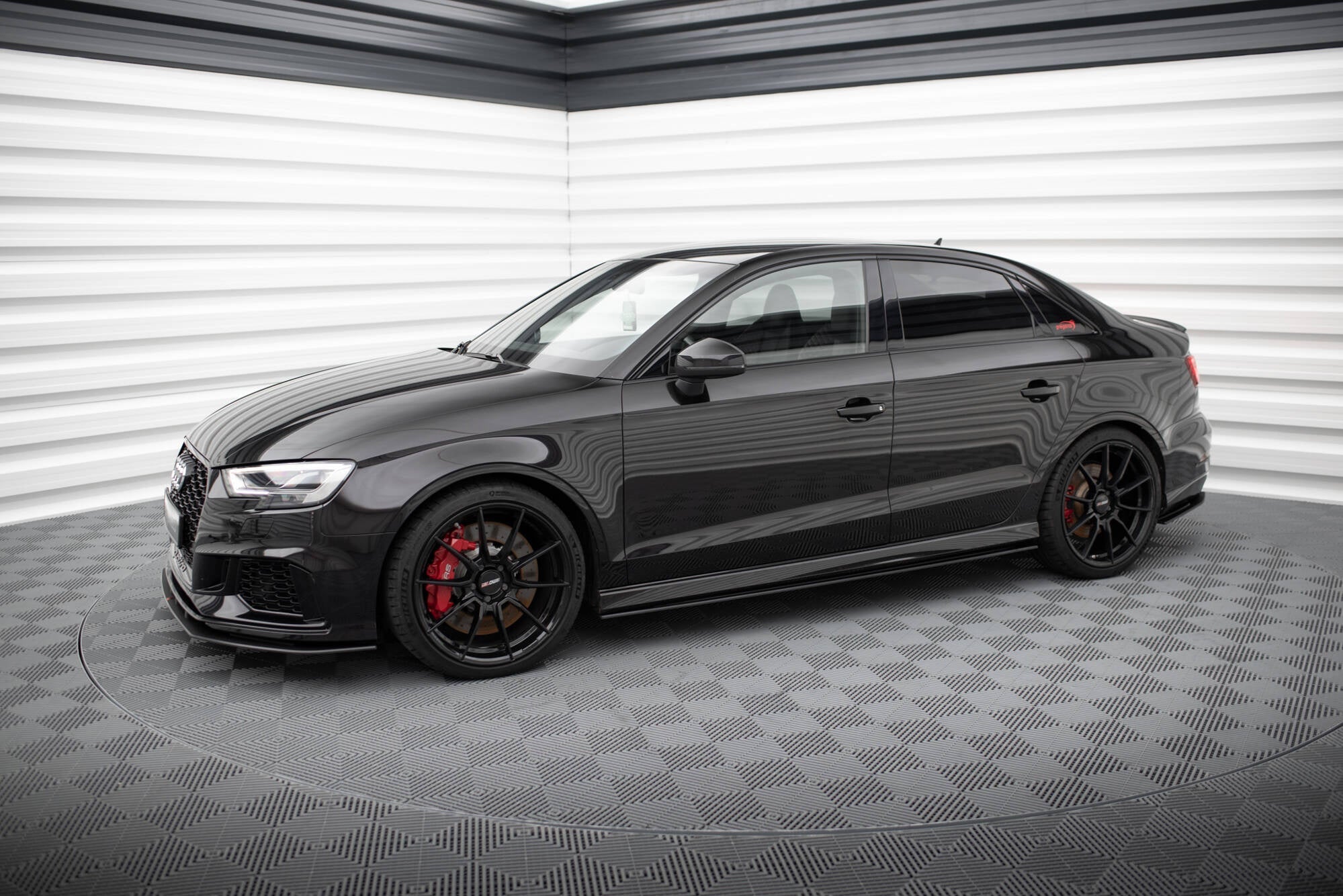 Maxton Design Street Pro Side Skirts Diffusers para Audi RS3 Sedan 8V Facelift - imagen 3