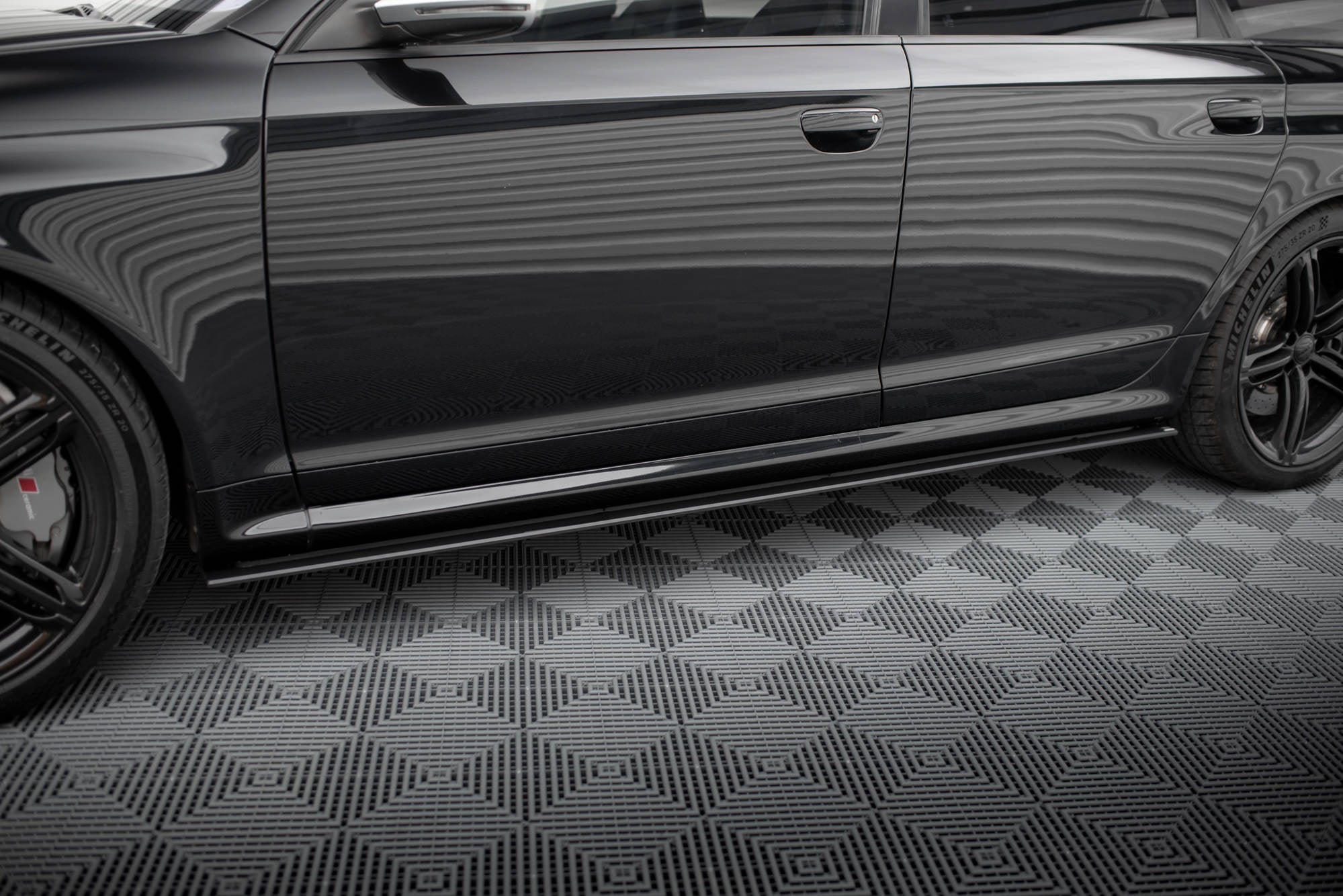 Maxton Design Street Pro Side Skirts Diffusers para Audi RS6 Avant C6 - imagen 1