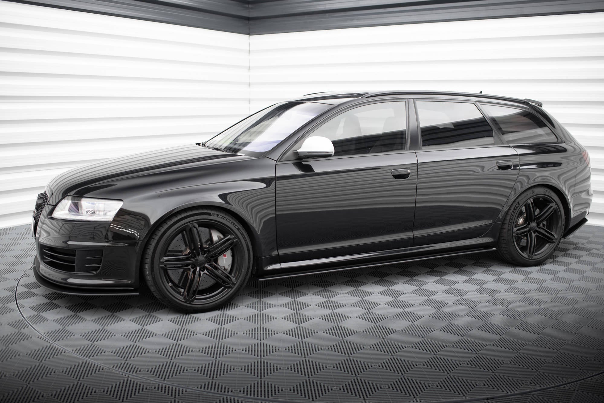 Maxton Design Street Pro Side Skirts Diffusers para Audi RS6 Avant C6 - imagen 2