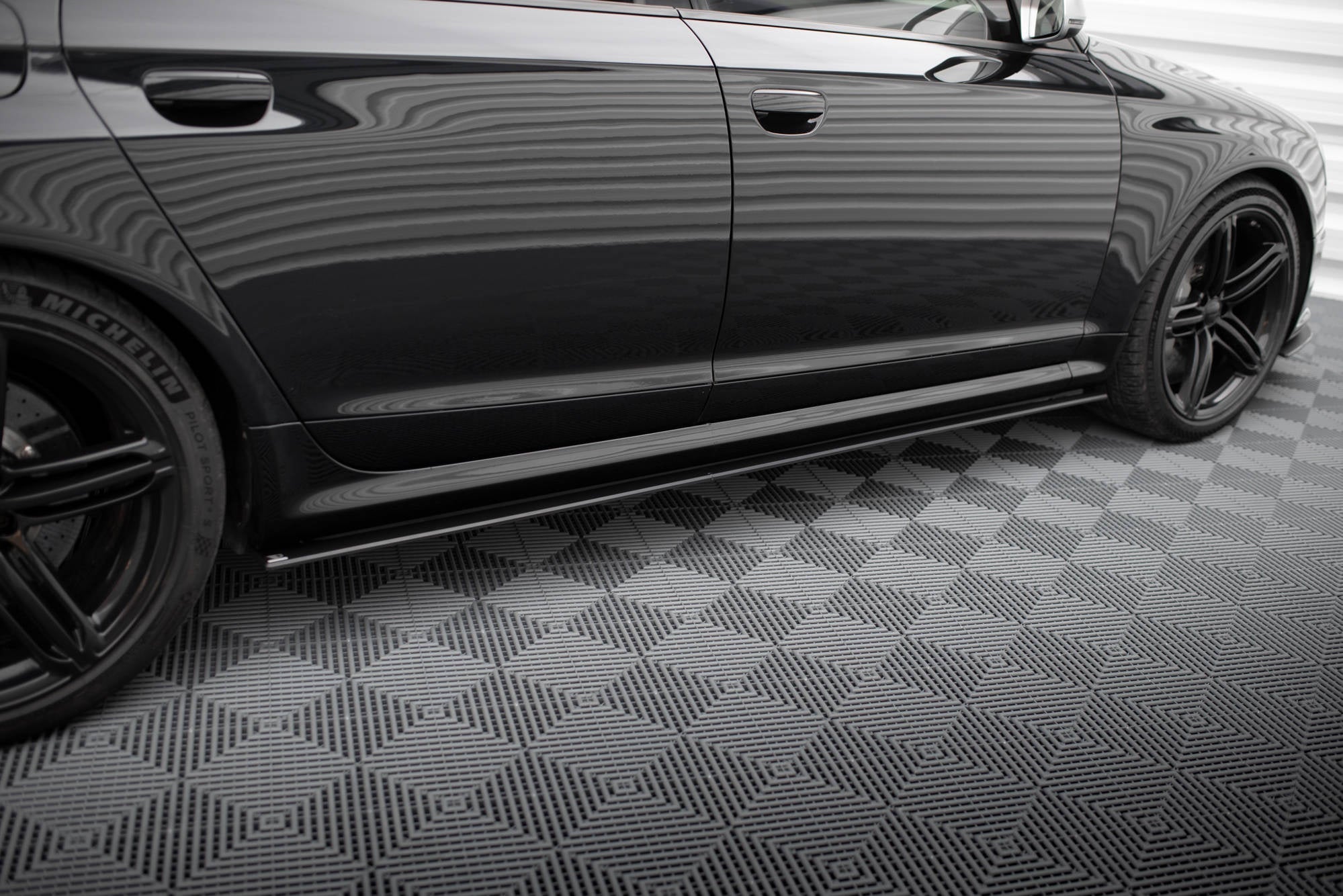 Maxton Design Street Pro Side Skirts Diffusers para Audi RS6 Avant C6 - imagen 3