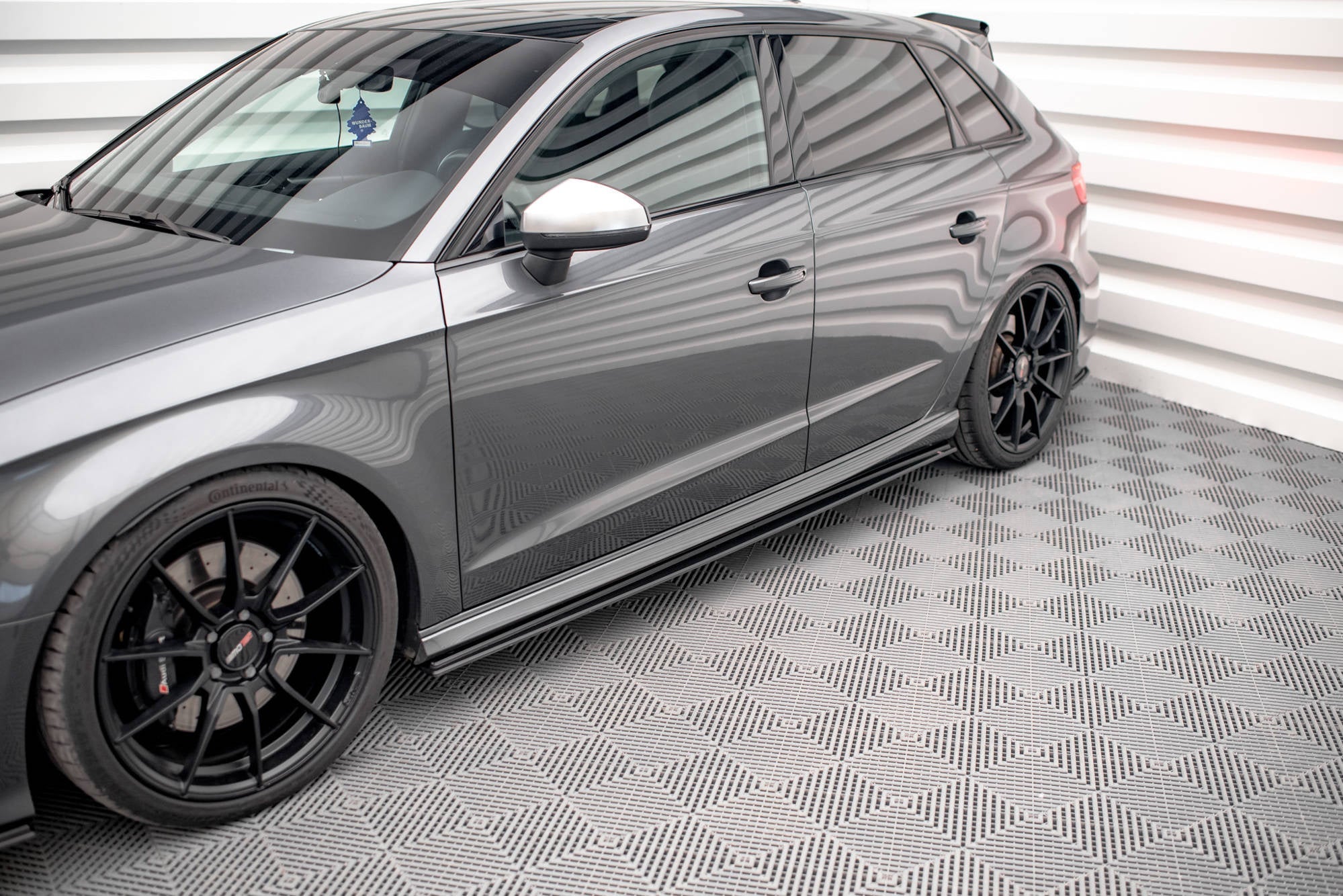 Maxton Design Street Pro Side Skirts Diffusers para Audi S3 / A3 S-Line Sportback 8V Facelift - imagen 1