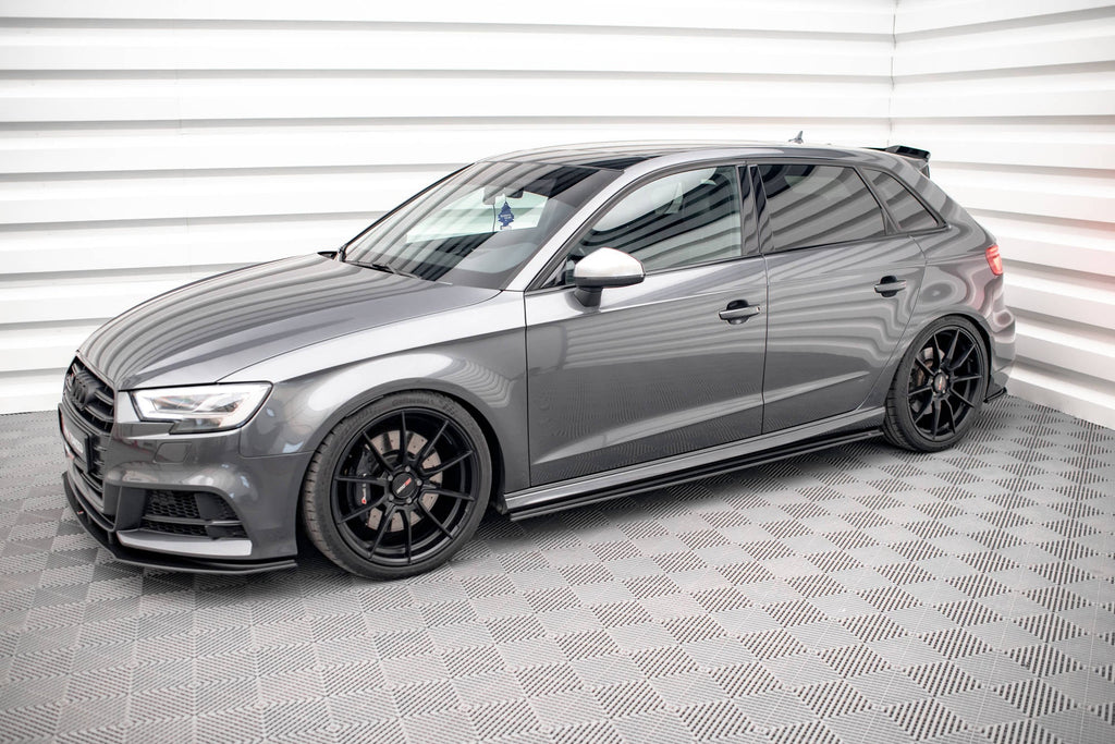 Maxton Design Street Pro Side Skirts Diffusers para Audi S3 / A3 S-Line Sportback 8V Facelift - imagen 2