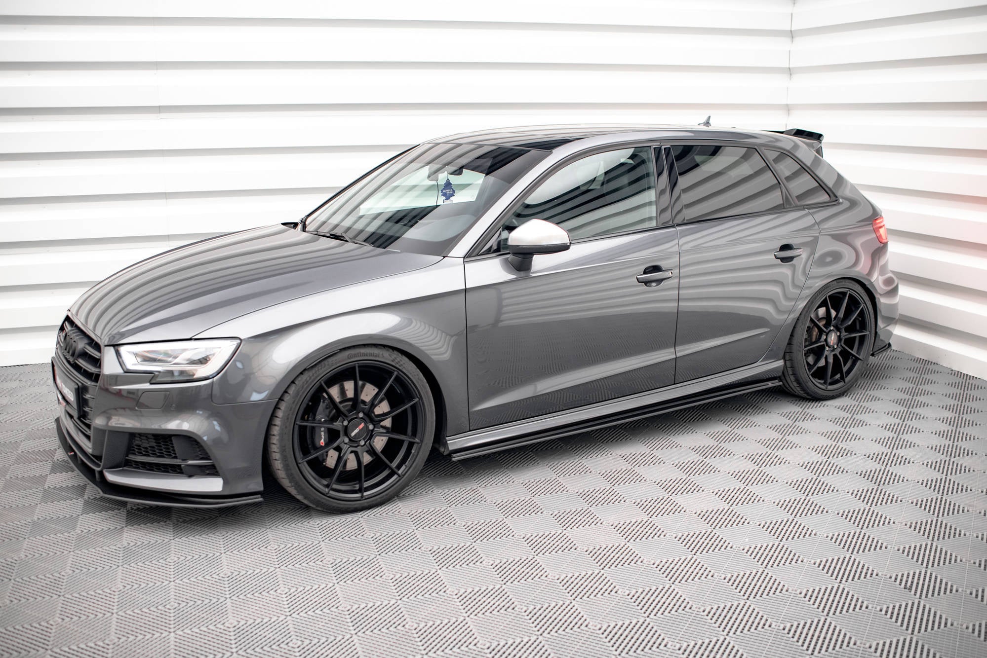 Maxton Design Street Pro Side Skirts Diffusers para Audi S3 / A3 S-Line Sportback 8V Facelift - imagen 2
