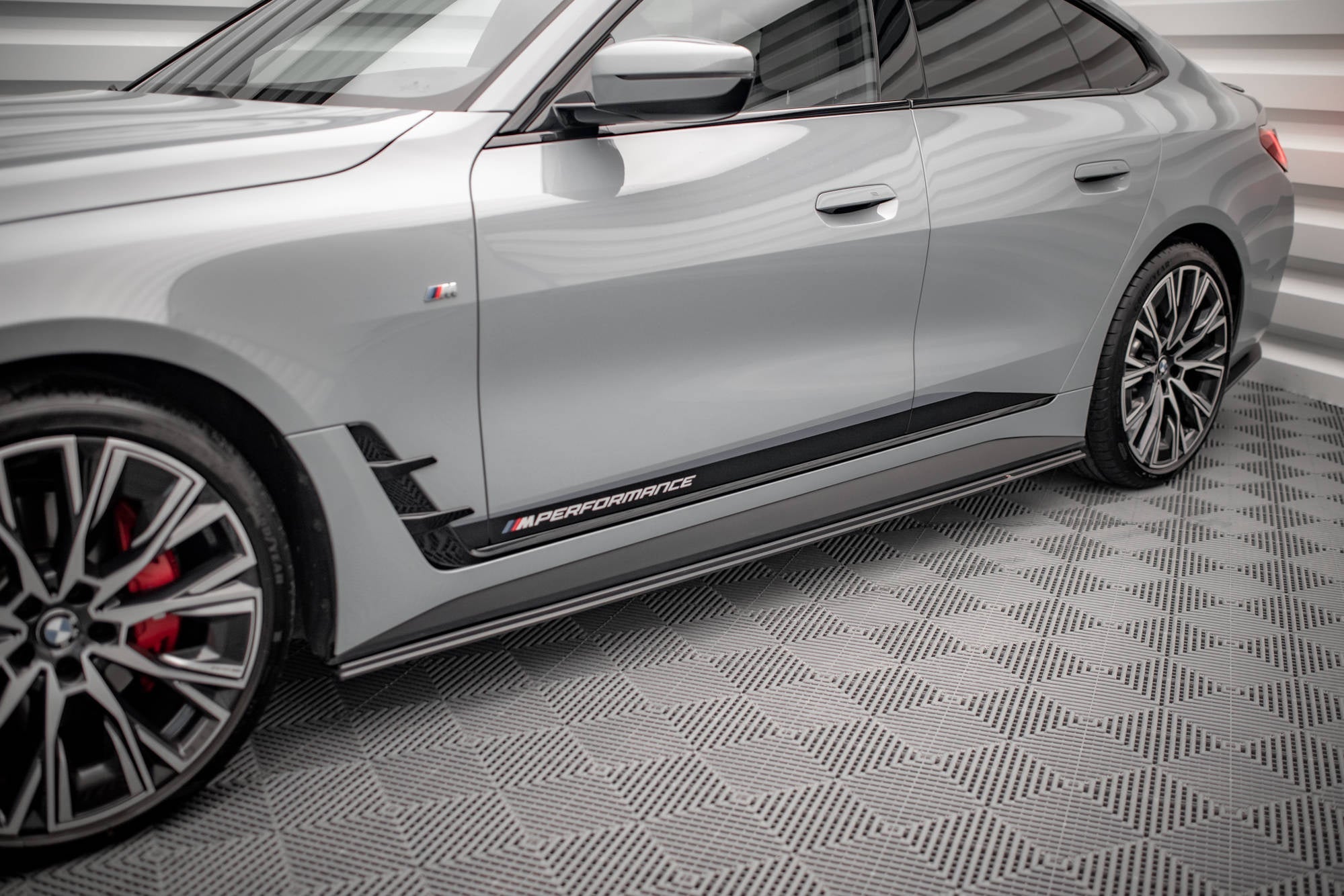 Maxton Design Street Pro Side Skirts Diffusers para BMW 4 Gran Coupe M-Pack G26 - imagen 1