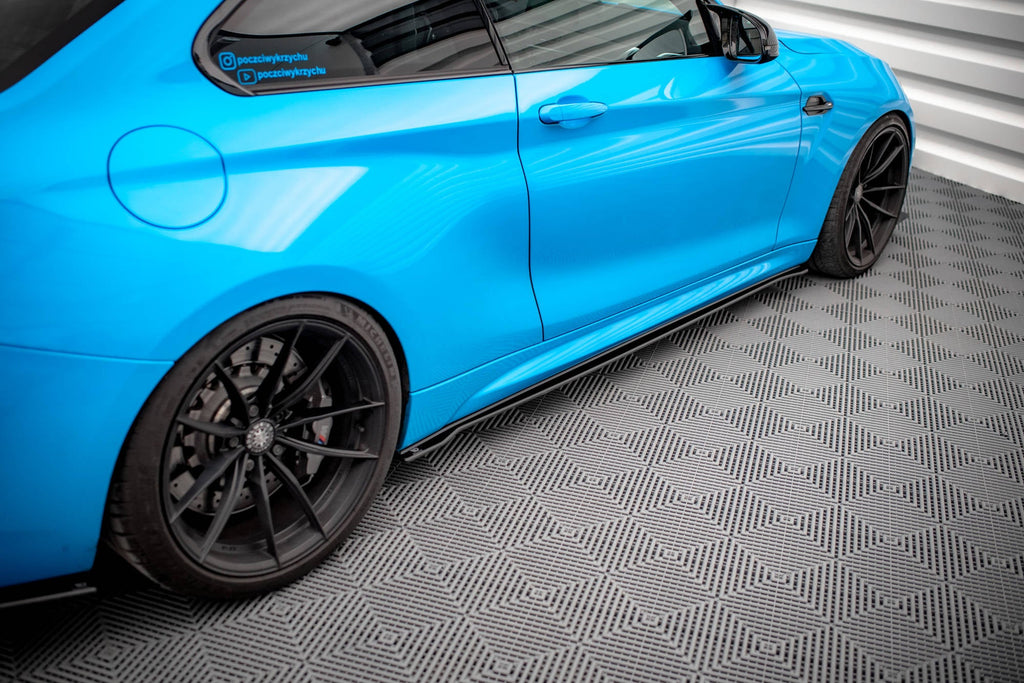 Maxton Design Street Pro Side Skirts Diffusers para BMW M2 F87 - imagen 1