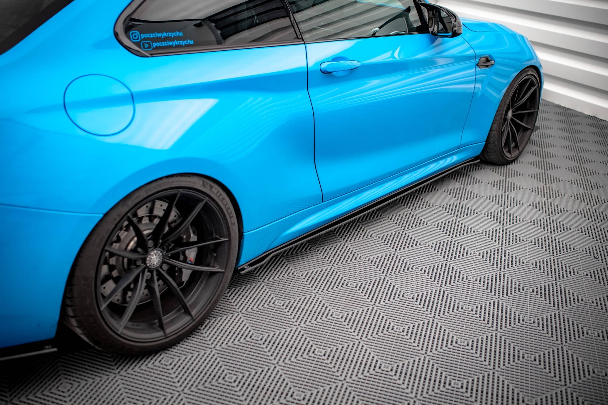 Maxton Design Street Pro Side Skirts Diffusers para BMW M2 F87 - imagen 1