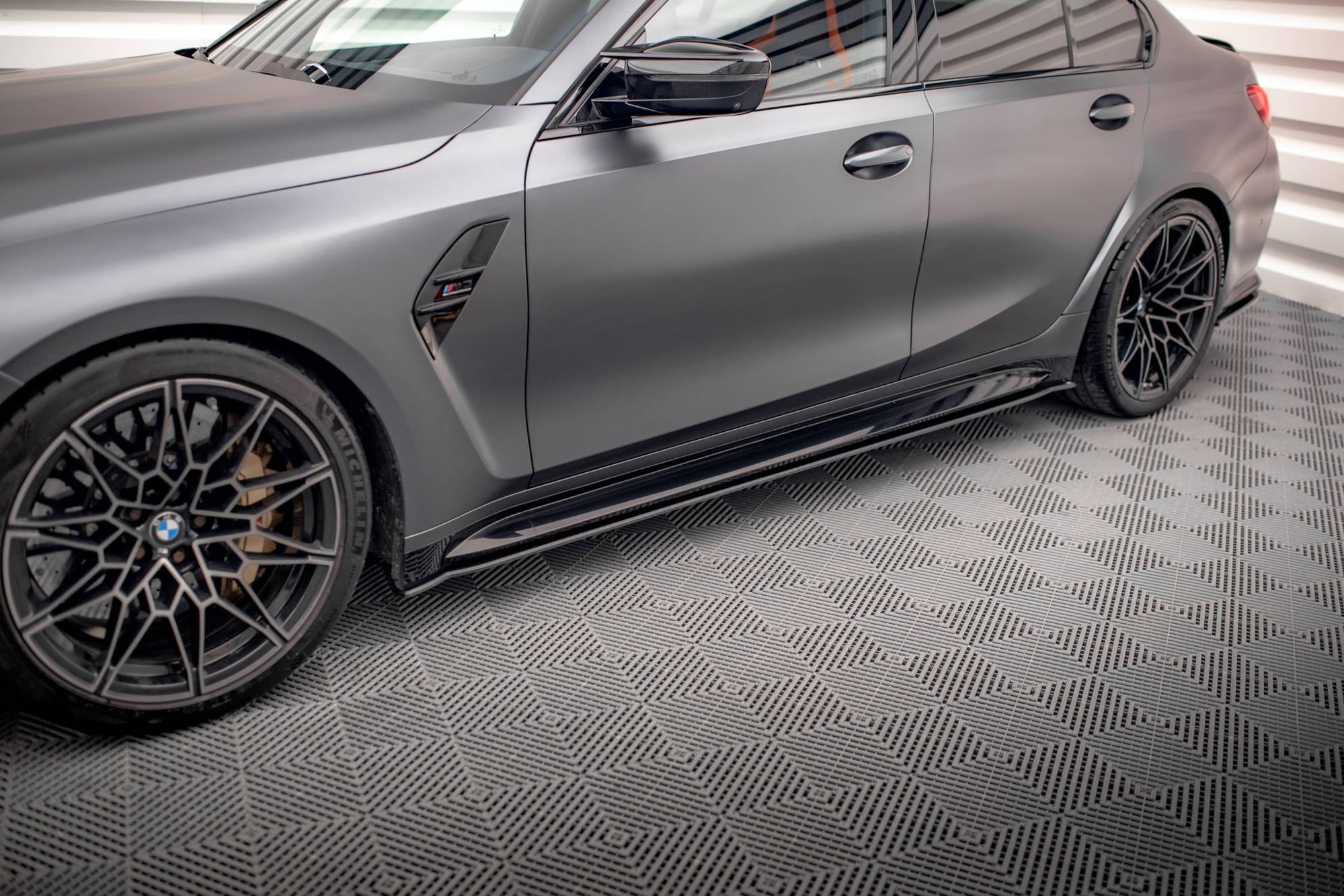 Maxton Design Street Pro Side Skirts Diffusers para BMW M3 Sedan / Touring G80 / G81 - imagen 1