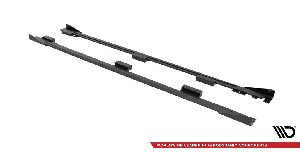 Maxton Design Street Pro Side Skirts Diffusers + Flaps para Audi A3 8Y - imagen 4