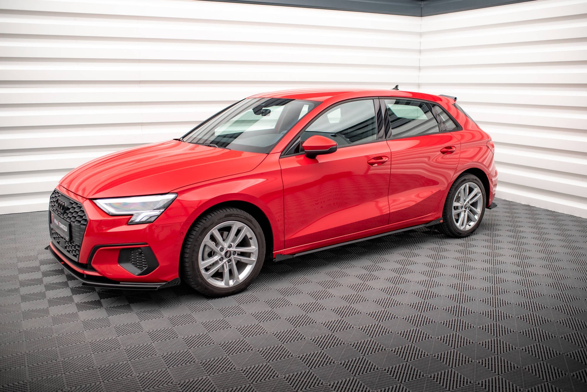 Maxton Design Street Pro Side Skirts Diffusers + Flaps para Audi A3 8Y - imagen 3