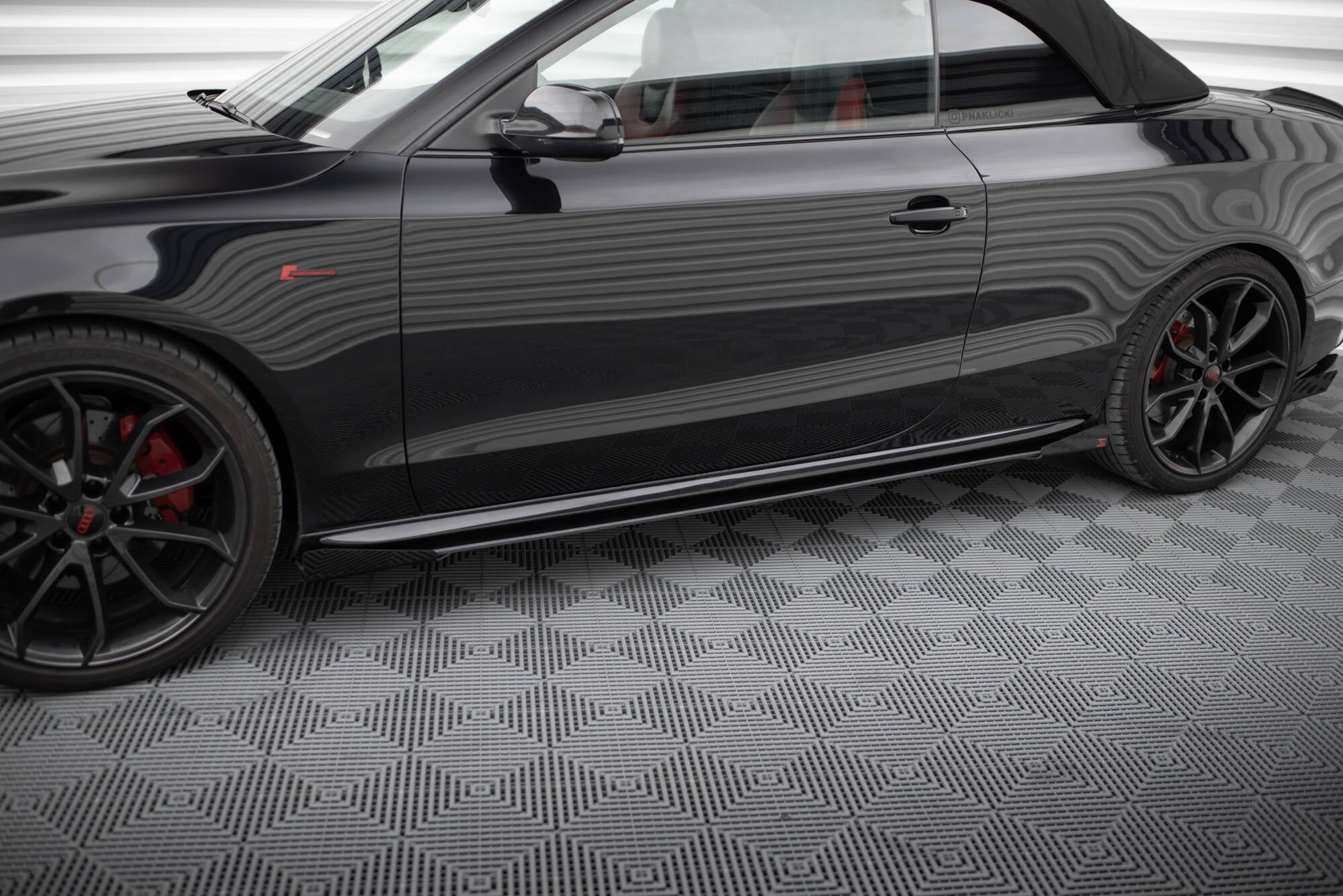 Maxton Design Street Pro Side Skirts Diffusers + Flaps para Audi A5 / A5 S-Line / S5 Coupe / Cabrio 8T / 8T Facelift - imagen 1
