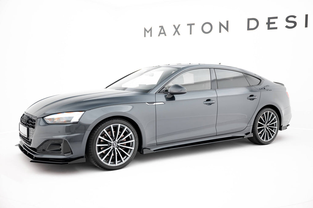 Maxton Design Street Pro Side Skirts Diffusers + Flaps para Audi A5 Sportback F5 Facelift - imagen 2