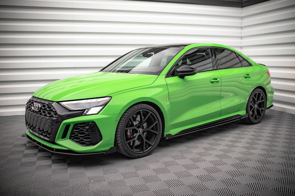 Maxton Design Street Pro Side Skirts Diffusers + Flaps para Audi RS3 Sedan 8Y - imagen 2