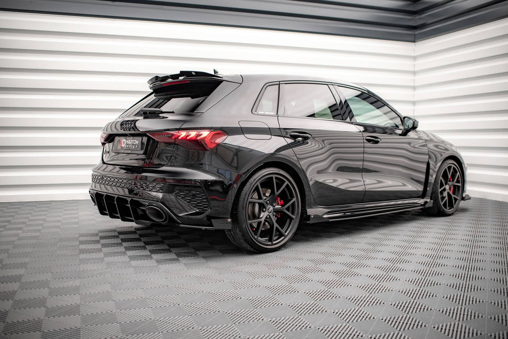 Maxton Design Street Pro Side Skirts Diffusers + Flaps para Audi RS3 Sportback 8Y - imagen 2