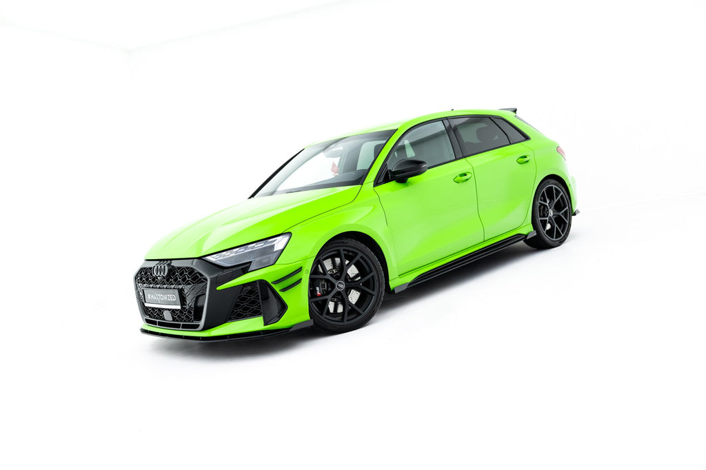 Maxton Design Street Pro Side Skirts Diffusers + Flaps para Audi RS3 Sportback 8Y Facelift - imagen 2