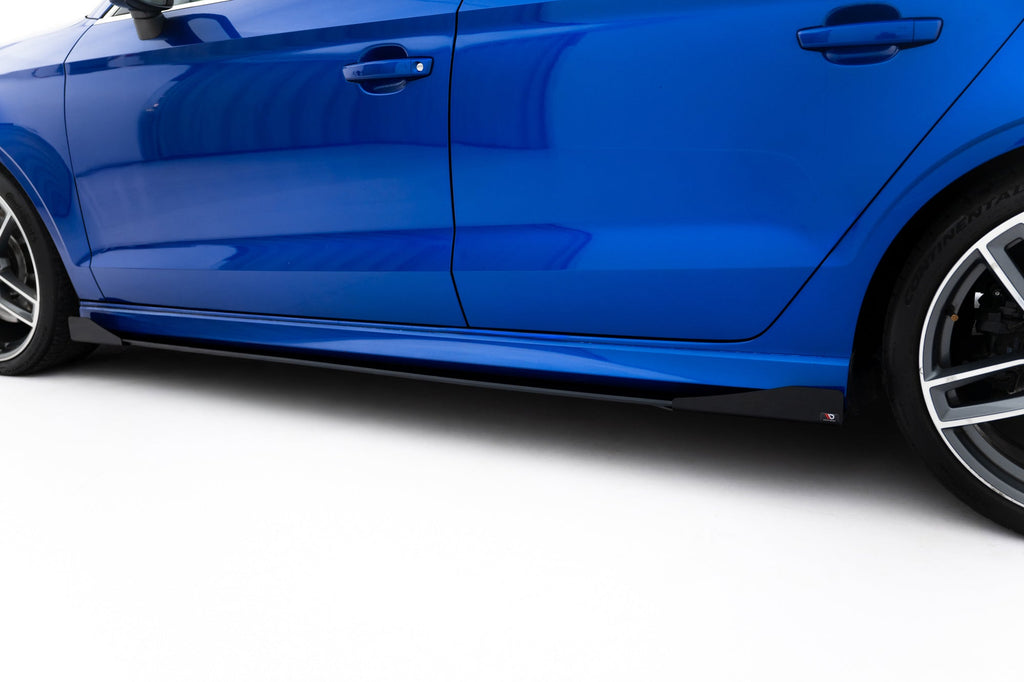 Maxton Design Street Pro Side Skirts Diffusers + Flaps para Audi S3 / A3 S-Line Sedan 8V - imagen 3