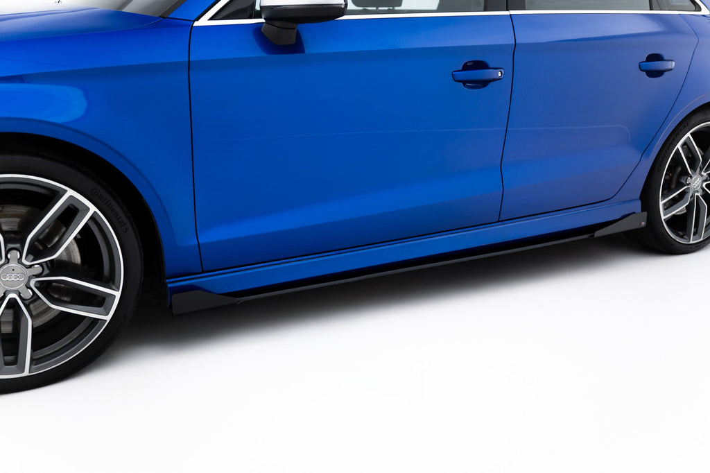 Maxton Design Street Pro Side Skirts Diffusers + Flaps para Audi S3 / A3 S-Line Sedan 8V - imagen 1