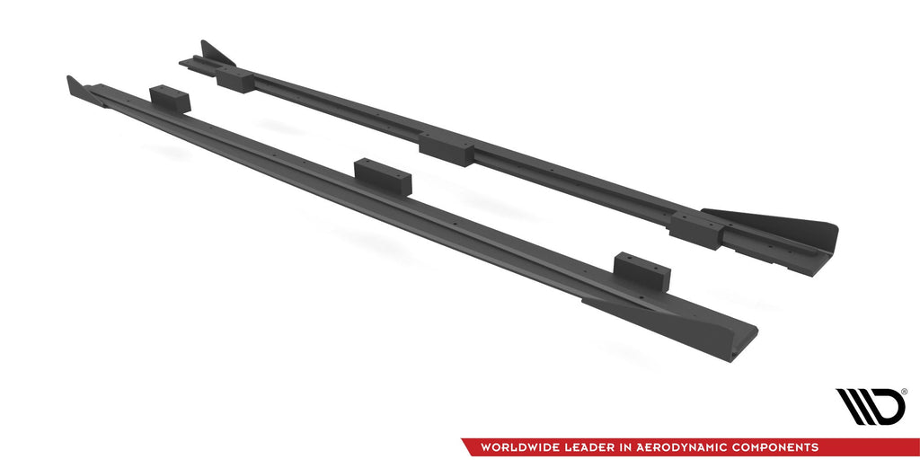 Maxton Design Street Pro Side Skirts Diffusers + Flaps para Audi S3 / A3 S-Line Sportback 8V Facelift - imagen 5