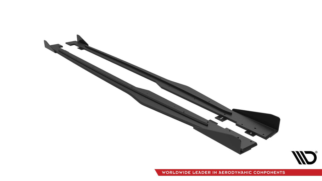 Maxton Design Street Pro Side Skirts Diffusers + Flaps para Audi TT S / S-Line 8S - imagen 5