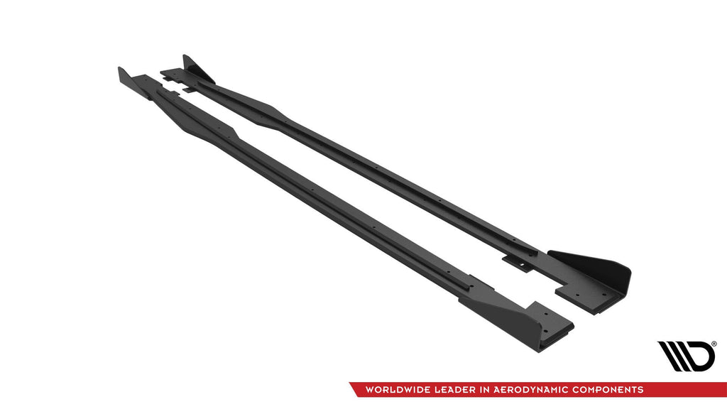 Maxton Design Street Pro Side Skirts Diffusers + Flaps para Audi TT S / S-Line 8S - imagen 6