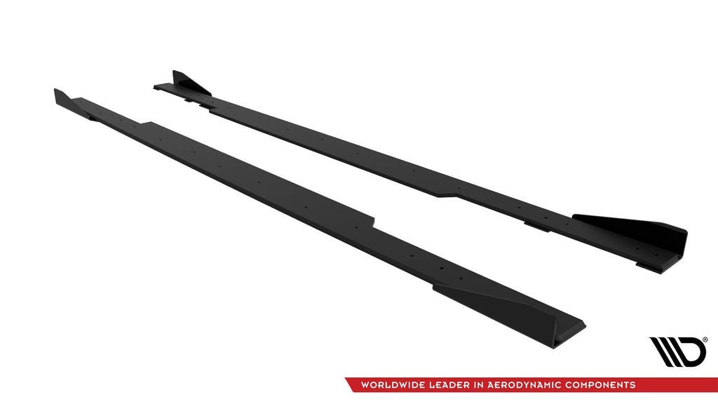 Maxton Design Street Pro Side Skirts Diffusers + Flaps para BMW 2 Coupe G42 - imagen 4