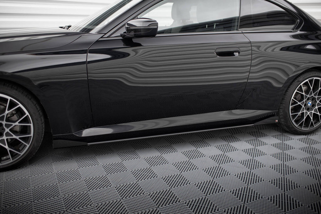 Maxton Design Street Pro Side Skirts Diffusers + Flaps para BMW 2 Coupe G42 - imagen 1