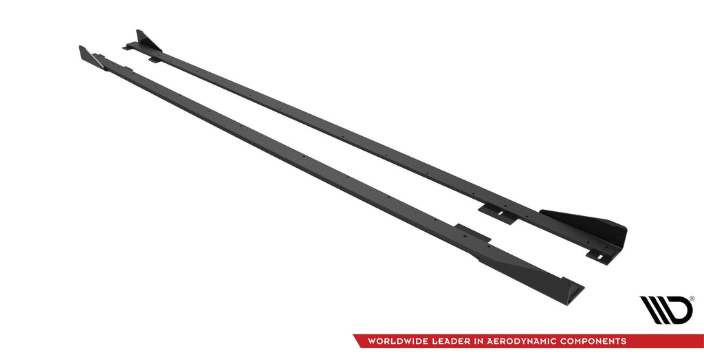 Maxton Design Street Pro Side Skirts Diffusers + Flaps para BMW 2 Coupe M-Pack / M240i G42 - imagen 5