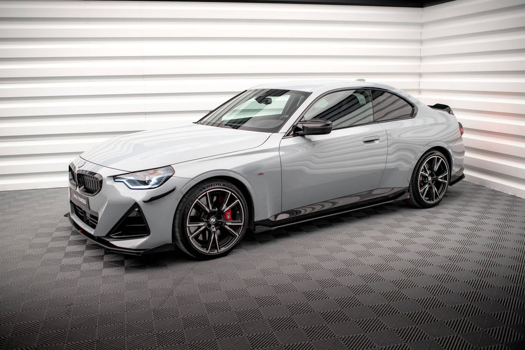 Maxton Design Street Pro Side Skirts Diffusers + Flaps para BMW 2 Coupe M-Pack / M240i G42 - imagen 3