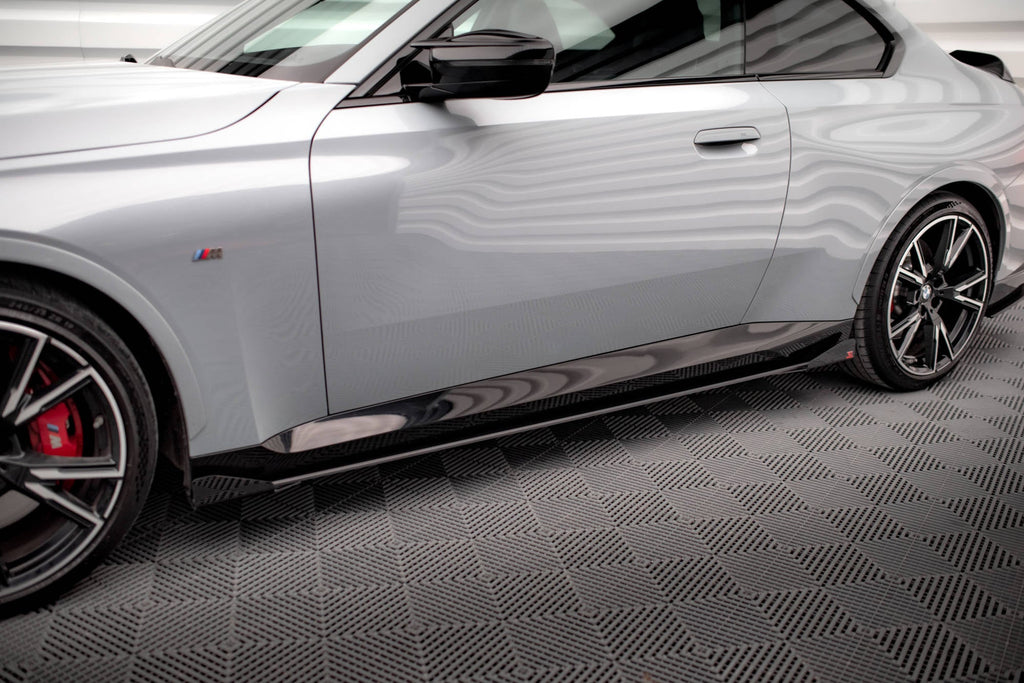 Maxton Design Street Pro Side Skirts Diffusers + Flaps para BMW 2 Coupe M-Pack / M240i G42 - imagen 1