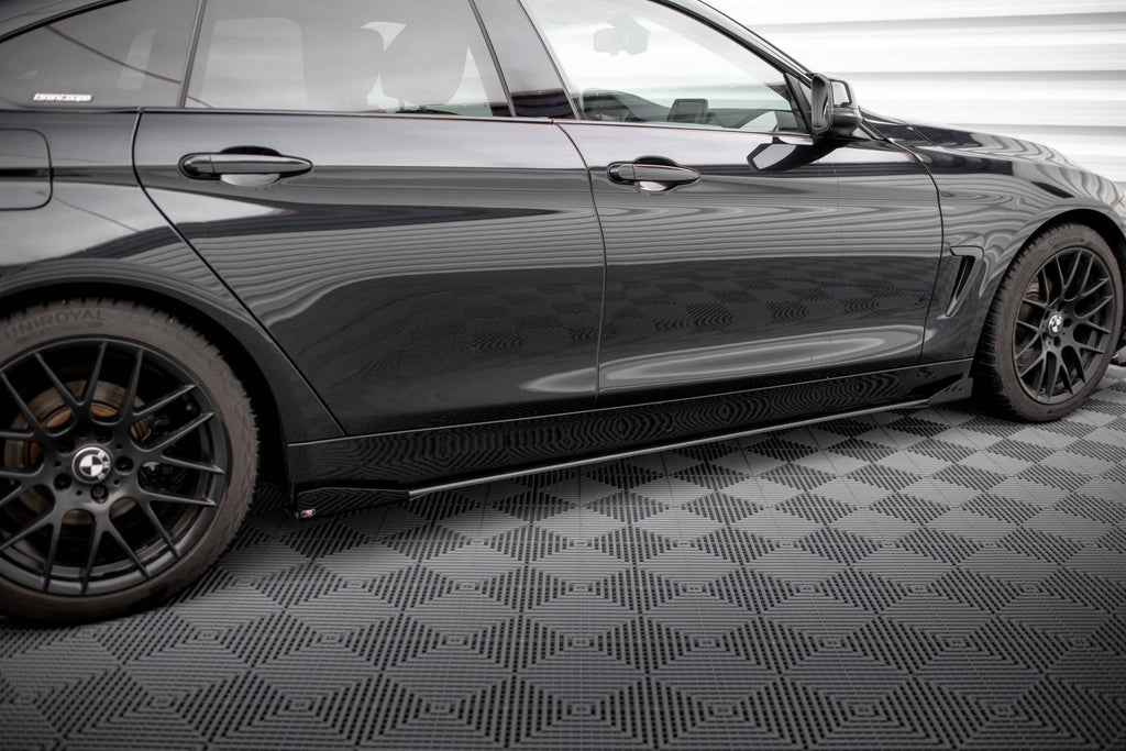Maxton Design Street Pro Side Skirts Diffusers + Flaps para BMW 4 Gran Coupe F36 - imagen 2