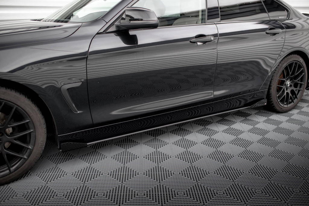 Maxton Design Street Pro Side Skirts Diffusers + Flaps para BMW 4 Gran Coupe F36 - imagen 1
