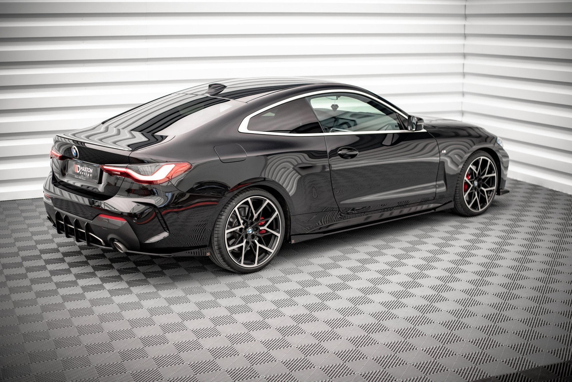 Maxton Design Street Pro Side Skirts Diffusers + Flaps para BMW 4 M-Pack / M440i G22 / G23 / G22 Facelift / G23 Facelift - imagen 2